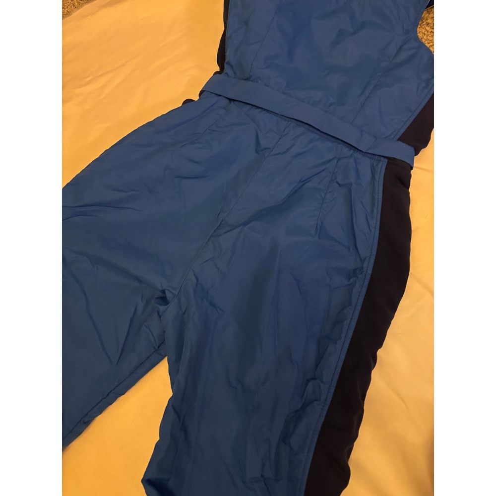 Womens Small Vintage Sportcaster Snow Bib Overalls Blue - Picture 5 of 6